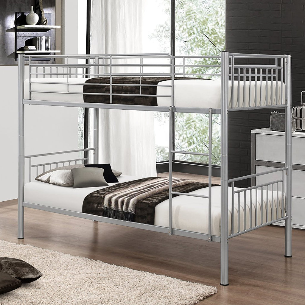 Single Metal Bunk Bed Soft Touch Beds, Bunk Beds For Under 100