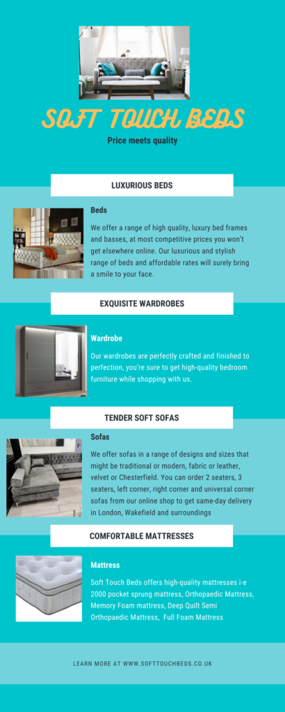 Infographic on what Soft Touch beds offer