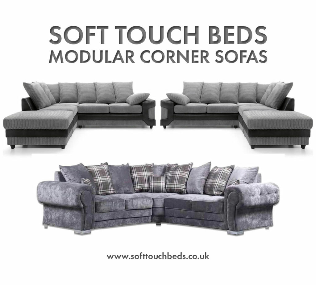 Modular Corner Sofa Range by Soft Touch Beds
