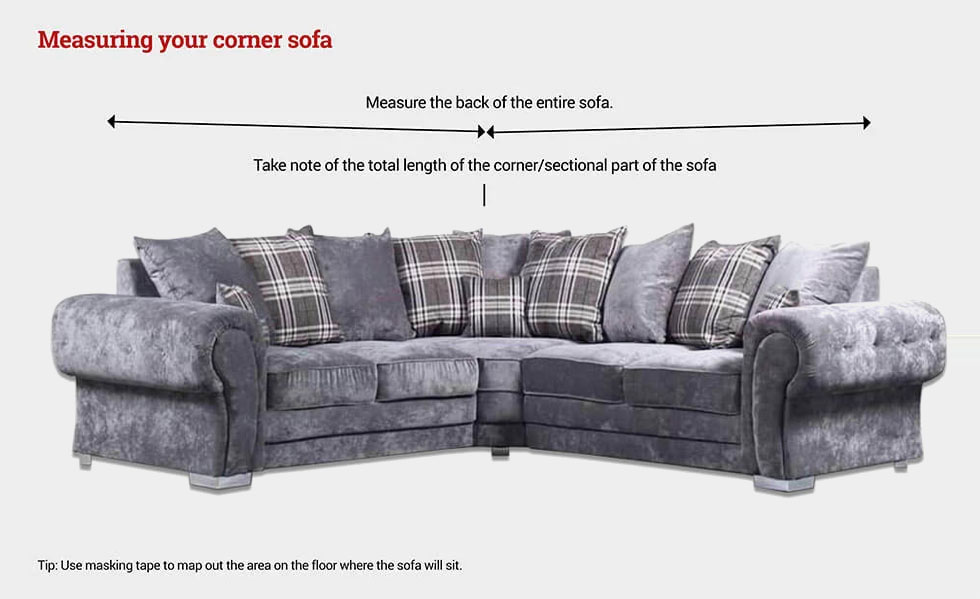How to measure modular sofa?