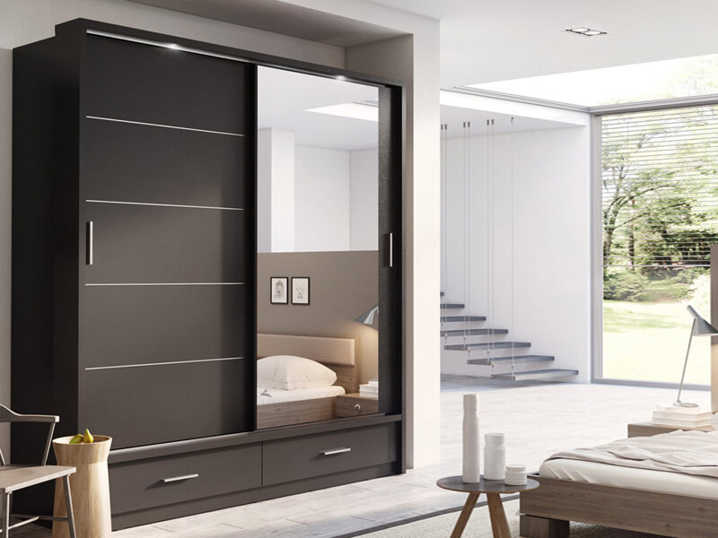You Never Knew That Owning A Black Gloss Wardrobe With Mirror Sliding Doors Could Be So Beneficial!