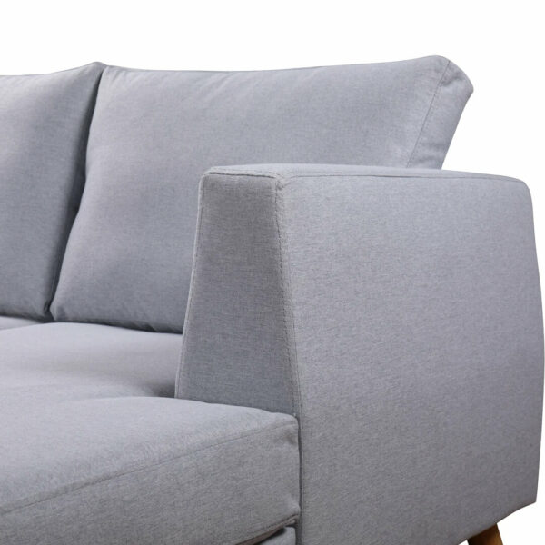 Eve Fabric Corner Sofa grey