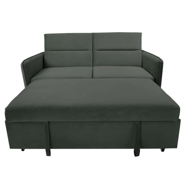 2 Seater IBSON Fabric Sofa bed grey