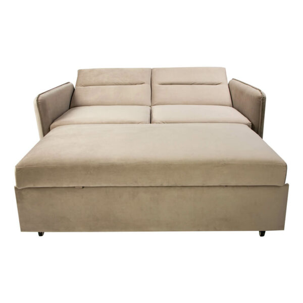 2 Seater IBSON Fabric Sofa bed cream