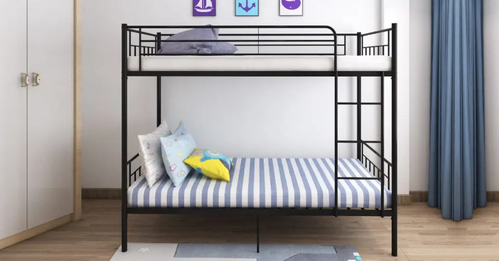 Single Bunk Beds with Mattresses for Kids