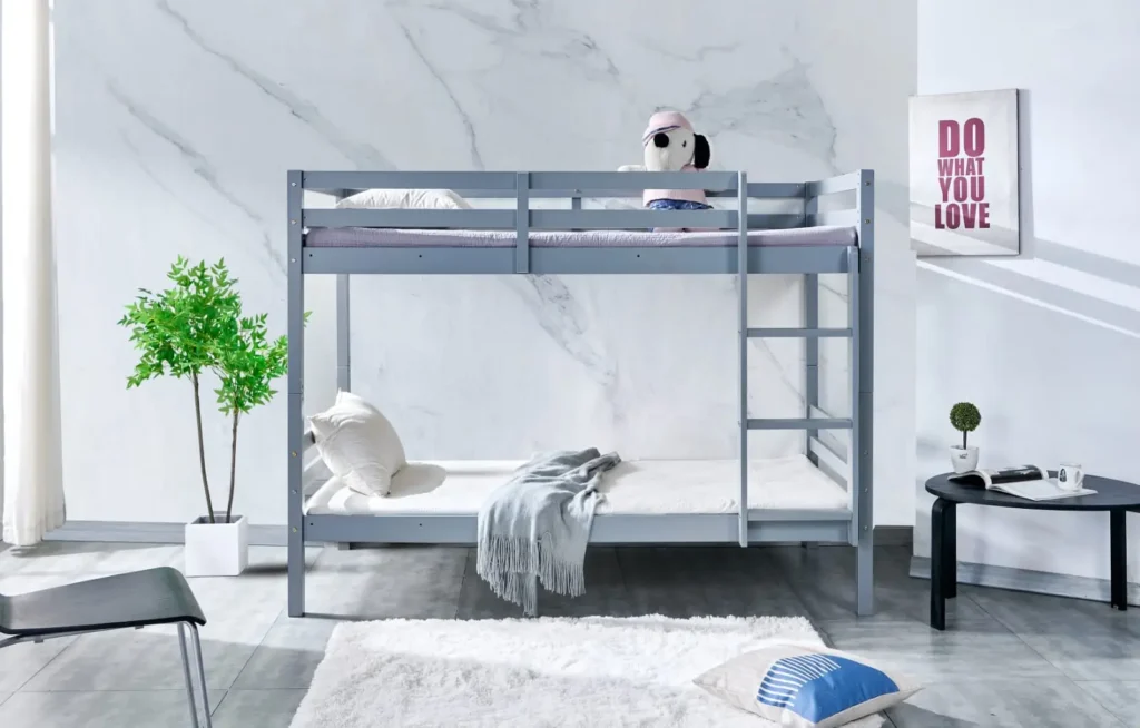 Wooden Single Bunk Bed: Practical Piece of Furniture